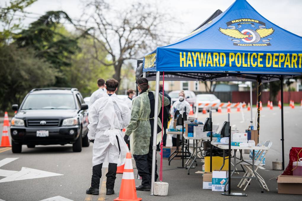 New Coronavirus Rapid-Testing Facility Up and Running at Hayward Fire Station