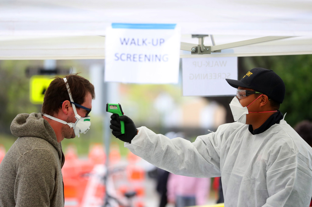 Free coronavirus testing center in Hayward draws hundreds on first day, some turned away